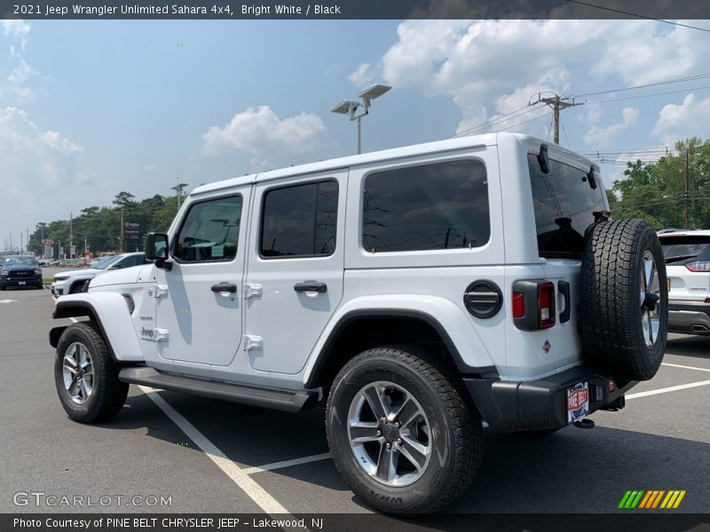 Bright White / Black 2021 Jeep Wrangler Unlimited Sahara 4x4