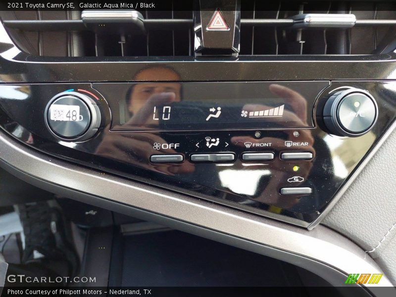 Galactic Aqua Mica / Black 2021 Toyota Camry SE