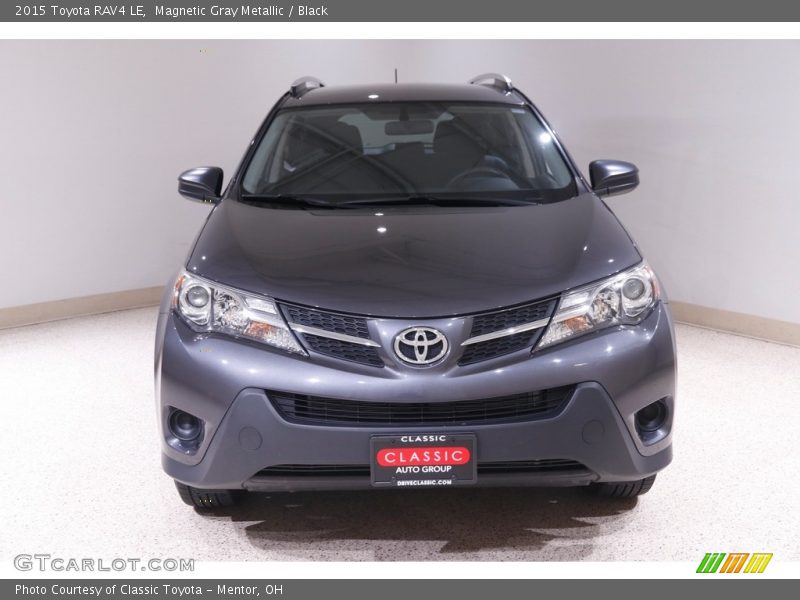Magnetic Gray Metallic / Black 2015 Toyota RAV4 LE