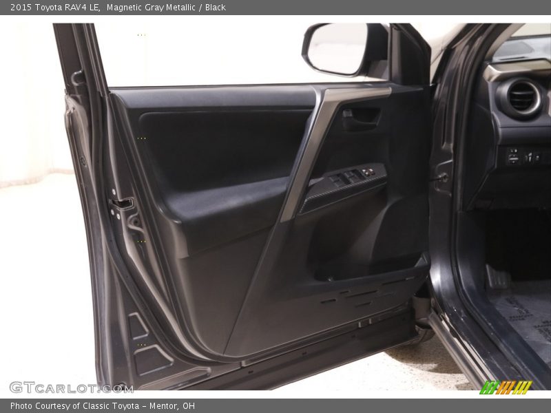 Magnetic Gray Metallic / Black 2015 Toyota RAV4 LE