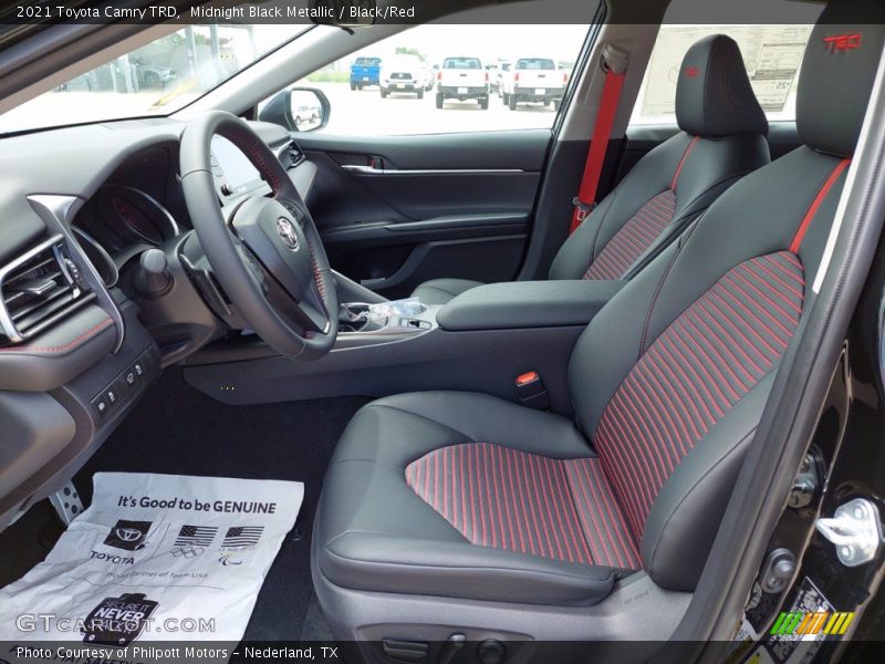  2021 Camry TRD Black/Red Interior