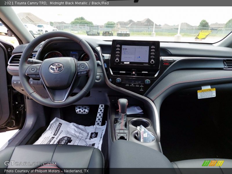 Dashboard of 2021 Camry TRD