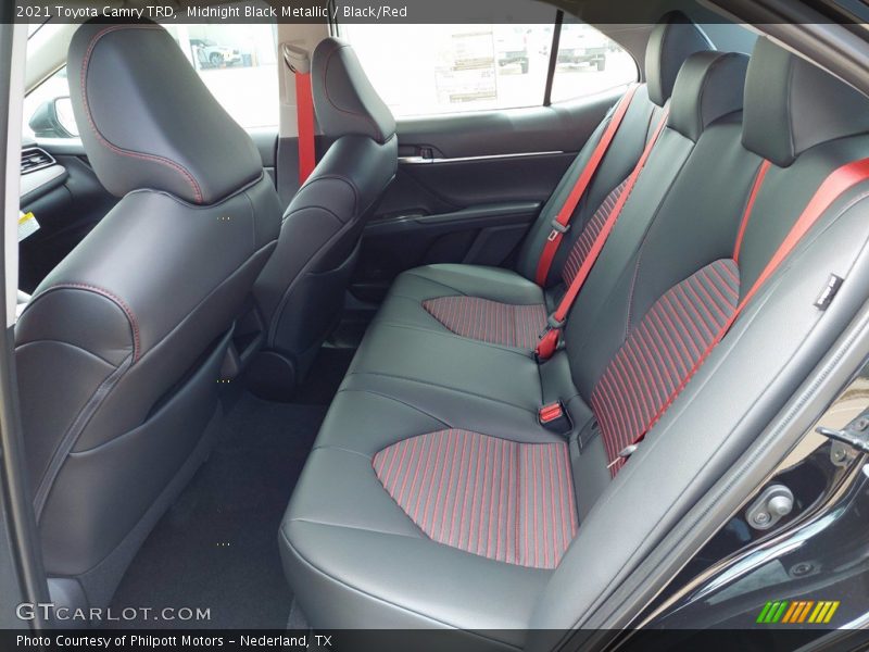 Rear Seat of 2021 Camry TRD