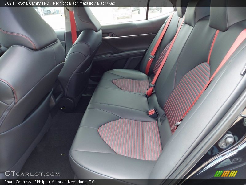 Rear Seat of 2021 Camry TRD