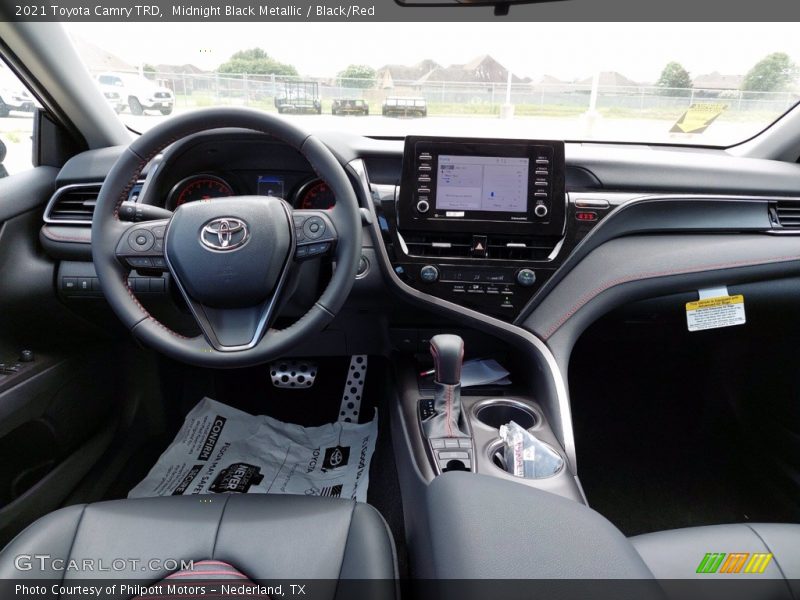 Dashboard of 2021 Camry TRD