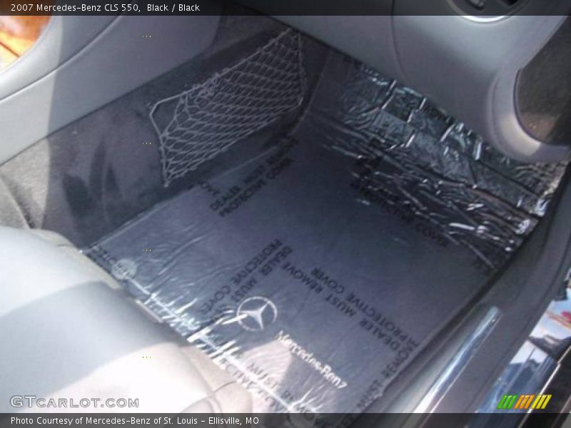 Black / Black 2007 Mercedes-Benz CLS 550