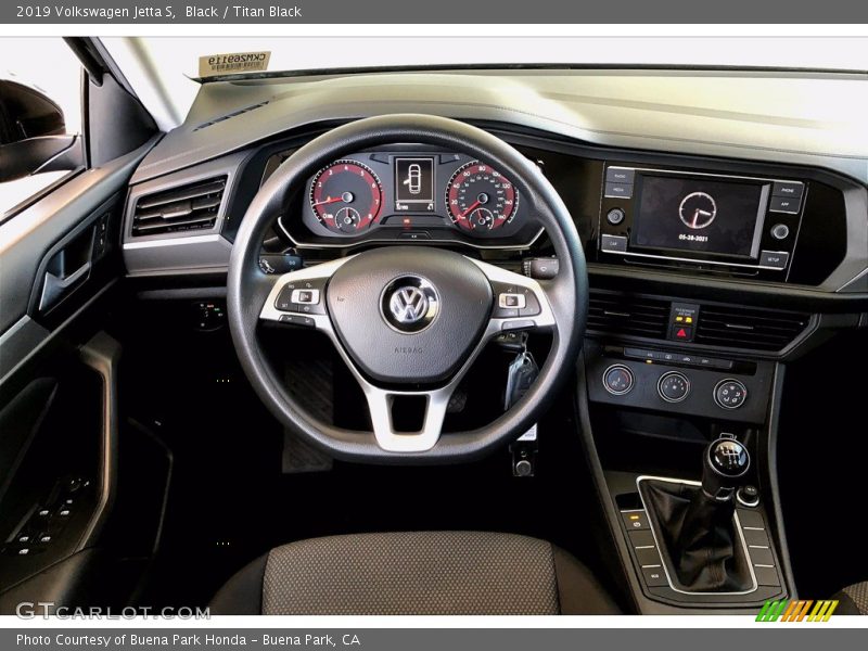 Black / Titan Black 2019 Volkswagen Jetta S