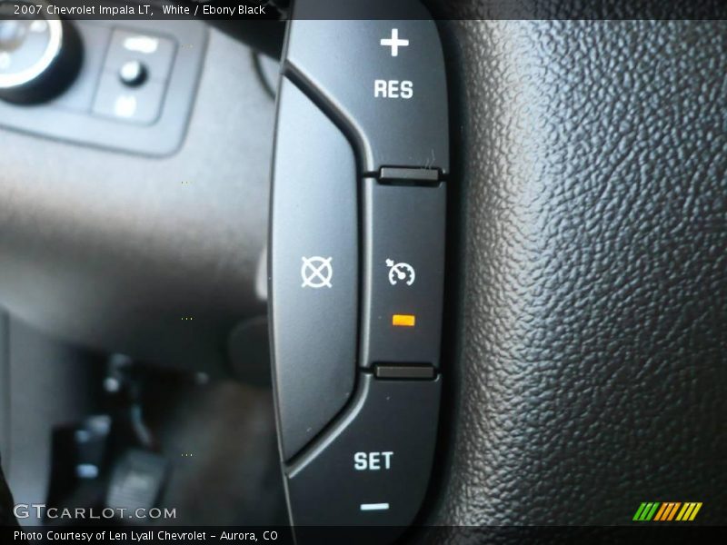 White / Ebony Black 2007 Chevrolet Impala LT