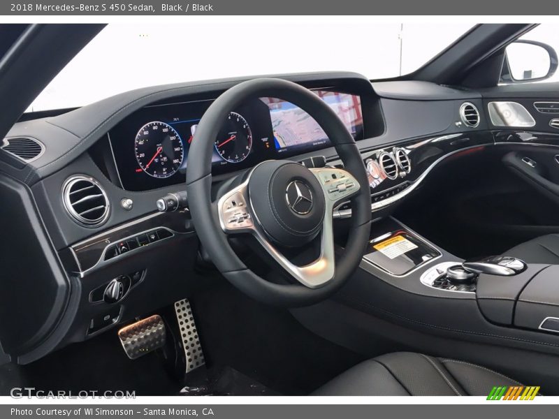 Black / Black 2018 Mercedes-Benz S 450 Sedan