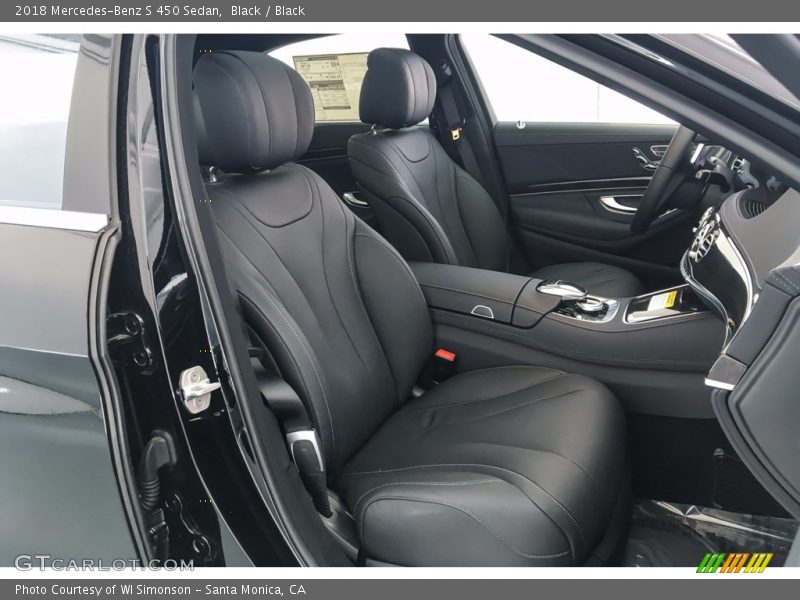 Black / Black 2018 Mercedes-Benz S 450 Sedan