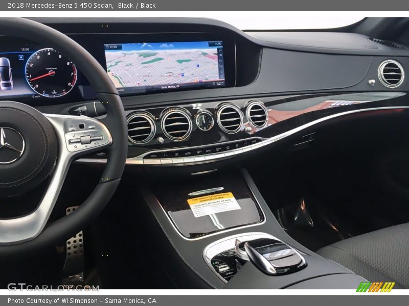 Black / Black 2018 Mercedes-Benz S 450 Sedan
