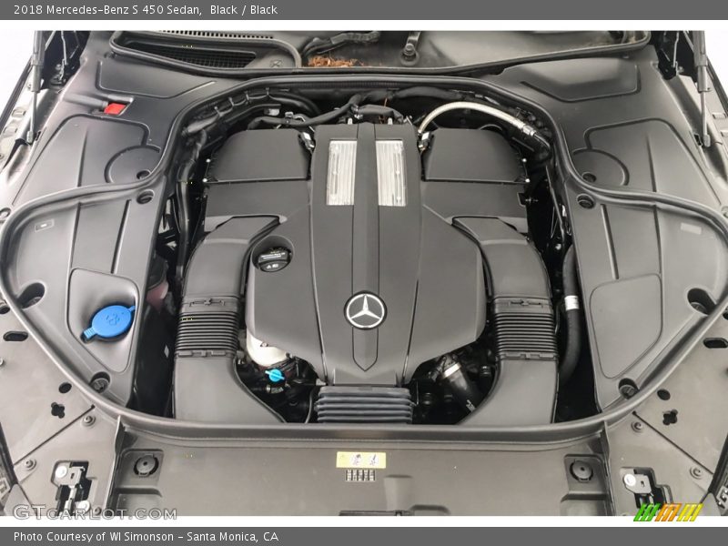 Black / Black 2018 Mercedes-Benz S 450 Sedan