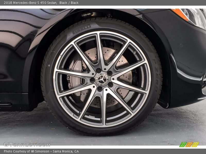 Black / Black 2018 Mercedes-Benz S 450 Sedan