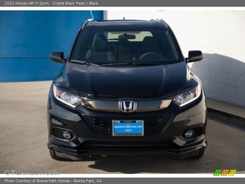 Crystal Black Pearl / Black 2022 Honda HR-V Sport