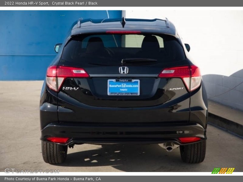 Crystal Black Pearl / Black 2022 Honda HR-V Sport