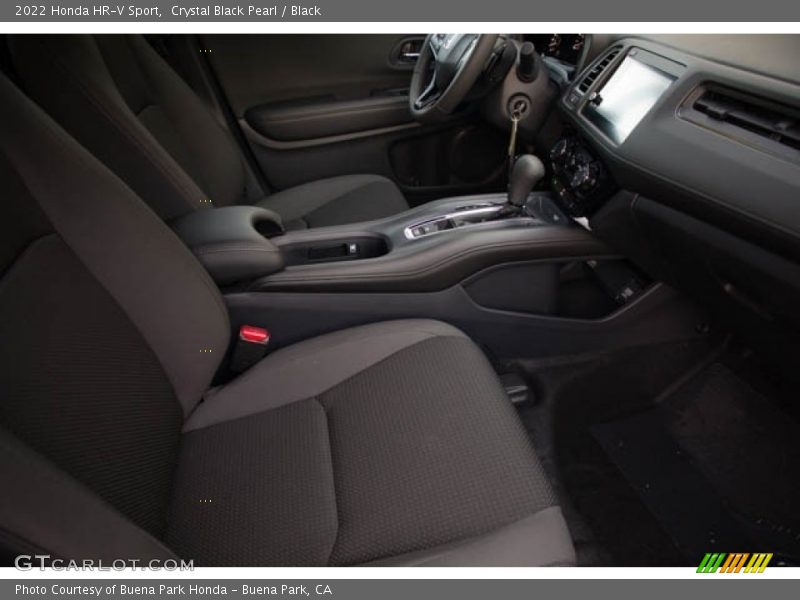 Crystal Black Pearl / Black 2022 Honda HR-V Sport