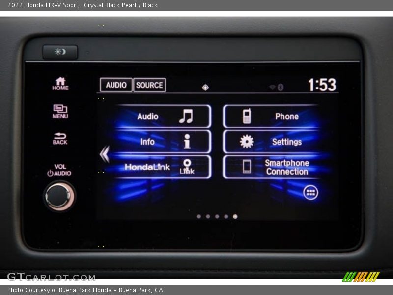 Controls of 2022 HR-V Sport