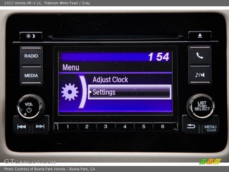 Controls of 2022 HR-V LX