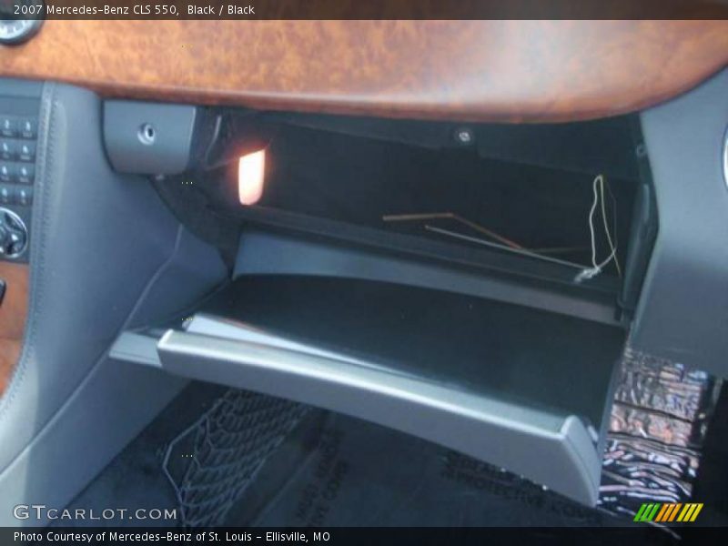 Black / Black 2007 Mercedes-Benz CLS 550