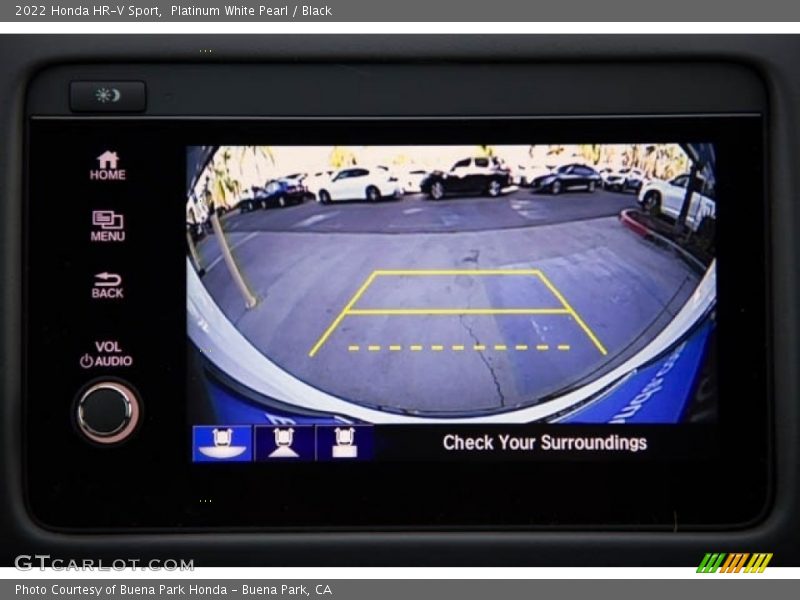 Platinum White Pearl / Black 2022 Honda HR-V Sport