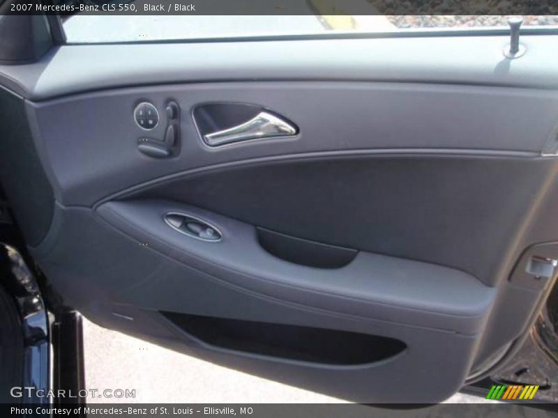 Black / Black 2007 Mercedes-Benz CLS 550