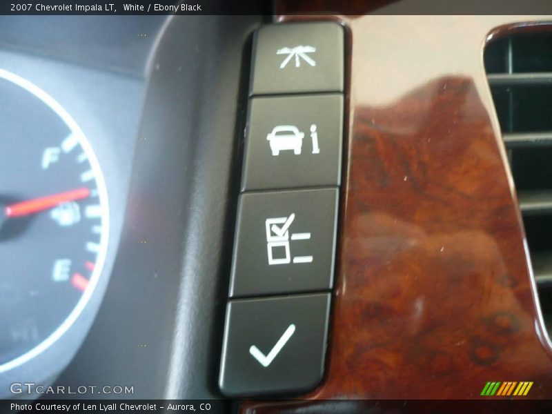 White / Ebony Black 2007 Chevrolet Impala LT