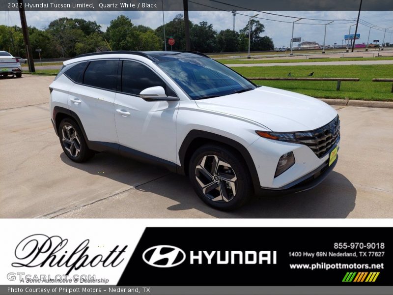 Quartz White / Black 2022 Hyundai Tucson Limited