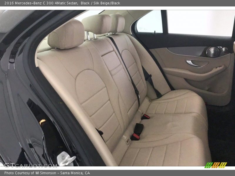 Black / Silk Beige/Black 2016 Mercedes-Benz C 300 4Matic Sedan