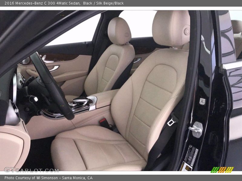Black / Silk Beige/Black 2016 Mercedes-Benz C 300 4Matic Sedan