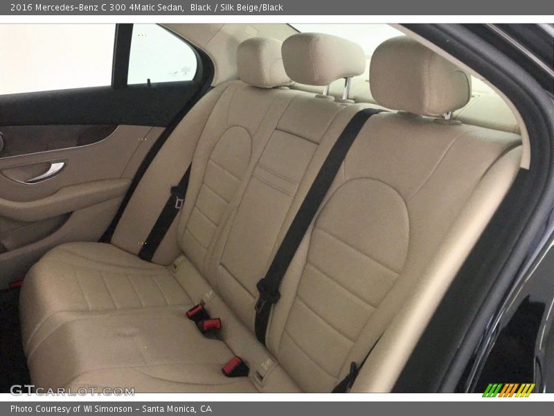 Black / Silk Beige/Black 2016 Mercedes-Benz C 300 4Matic Sedan