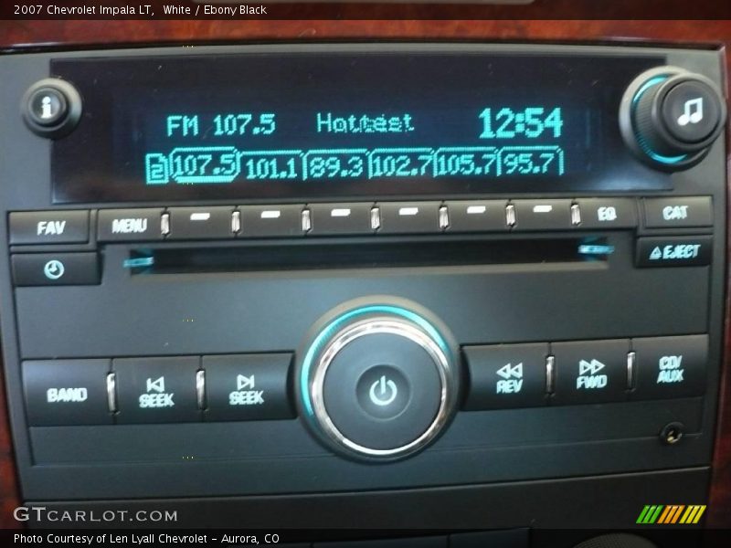 White / Ebony Black 2007 Chevrolet Impala LT