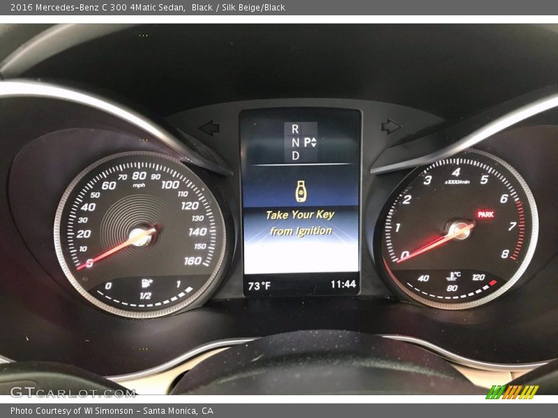 Black / Silk Beige/Black 2016 Mercedes-Benz C 300 4Matic Sedan