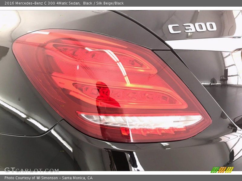 Black / Silk Beige/Black 2016 Mercedes-Benz C 300 4Matic Sedan