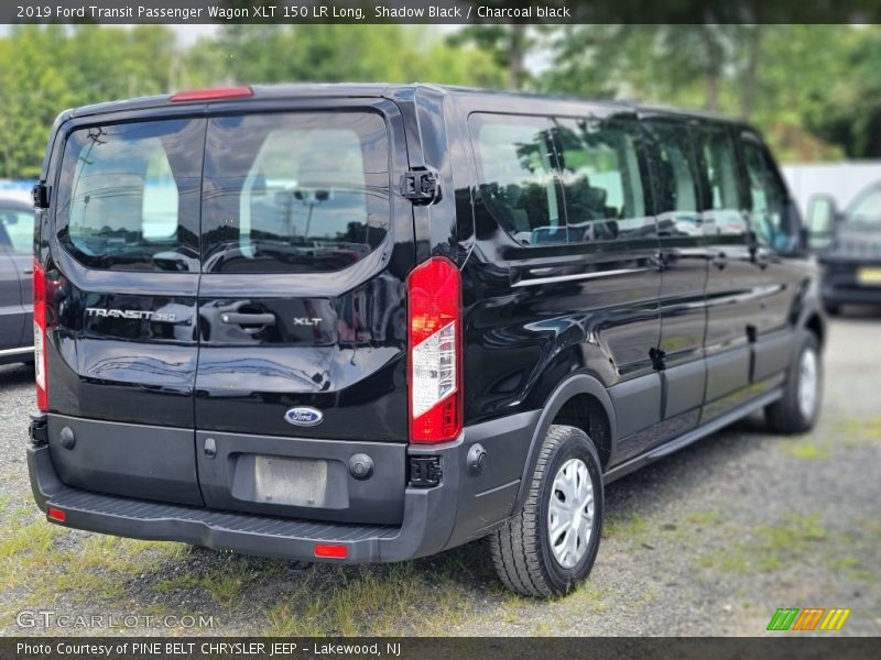 Shadow Black / Charcoal black 2019 Ford Transit Passenger Wagon XLT 150 LR Long
