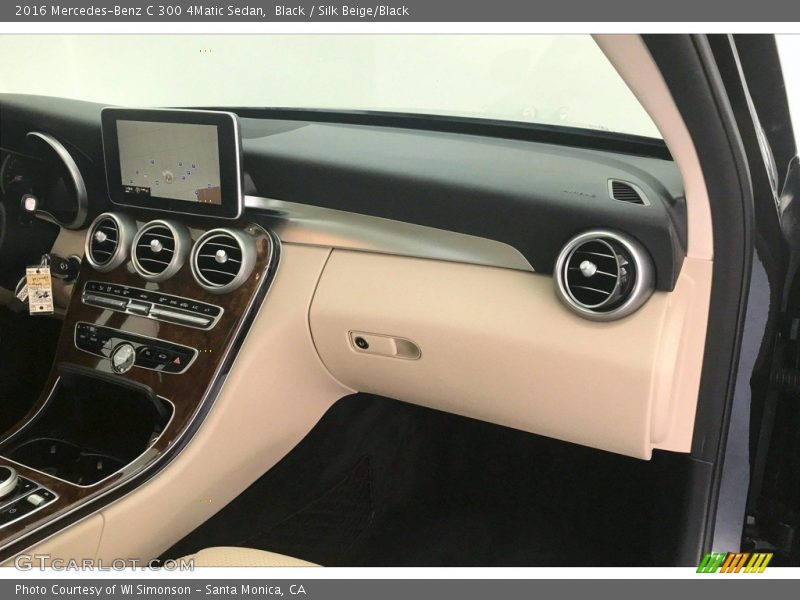 Black / Silk Beige/Black 2016 Mercedes-Benz C 300 4Matic Sedan