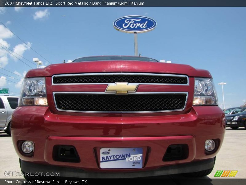 Sport Red Metallic / Dark Titanium/Light Titanium 2007 Chevrolet Tahoe LTZ