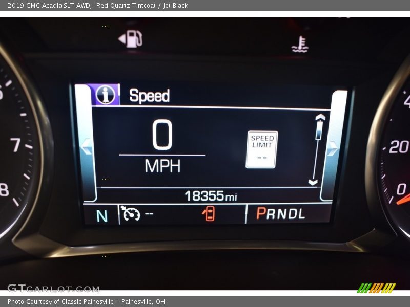 Red Quartz Tintcoat / Jet Black 2019 GMC Acadia SLT AWD