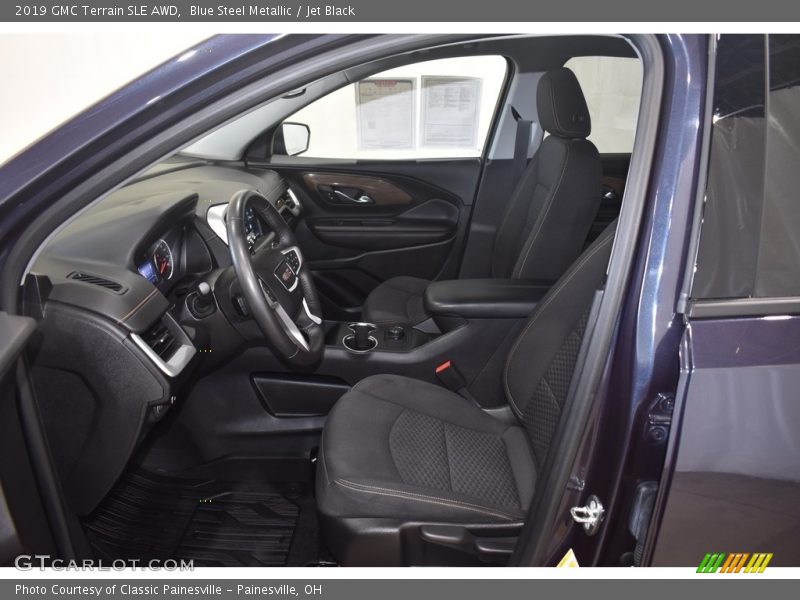 Blue Steel Metallic / Jet Black 2019 GMC Terrain SLE AWD
