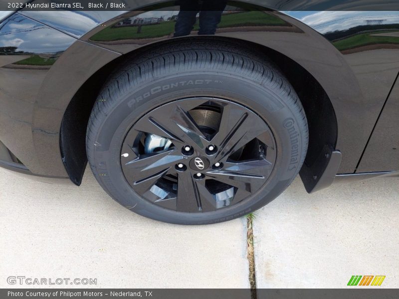 Black / Black 2022 Hyundai Elantra SEL