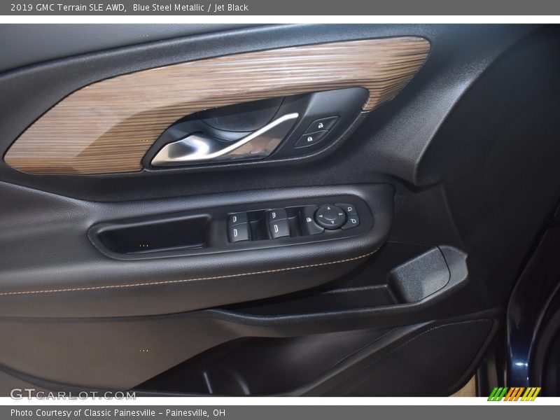 Blue Steel Metallic / Jet Black 2019 GMC Terrain SLE AWD