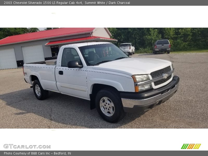 Summit White / Dark Charcoal 2003 Chevrolet Silverado 1500 LS Regular Cab 4x4