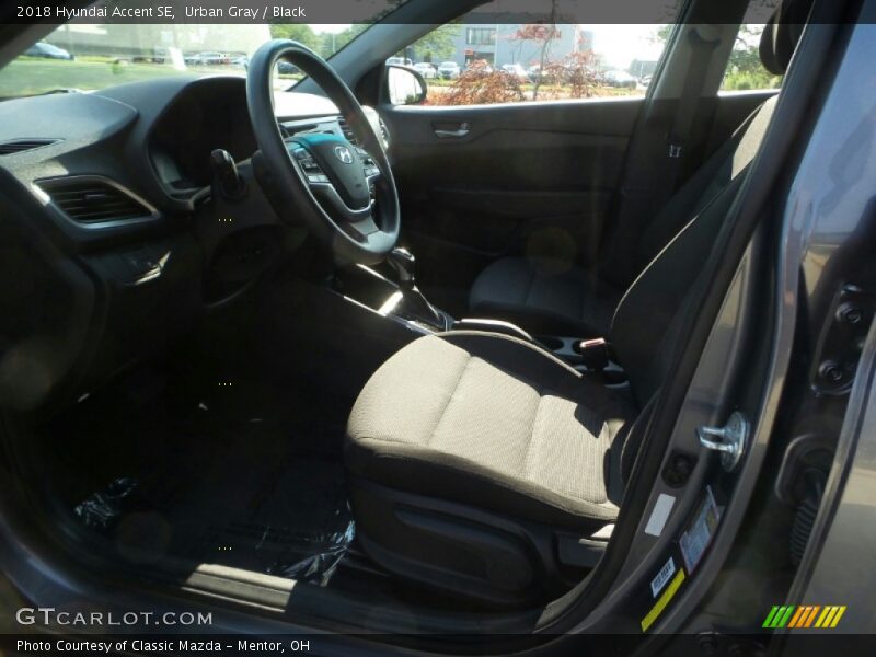 Urban Gray / Black 2018 Hyundai Accent SE