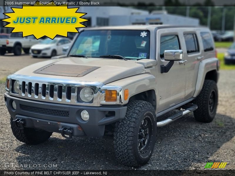 Boulder Gray Metallic / Ebony Black 2006 Hummer H3