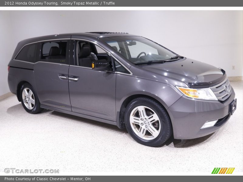 Smoky Topaz Metallic / Truffle 2012 Honda Odyssey Touring