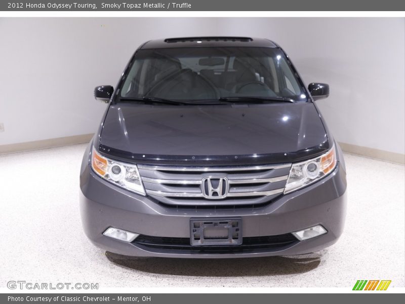 Smoky Topaz Metallic / Truffle 2012 Honda Odyssey Touring