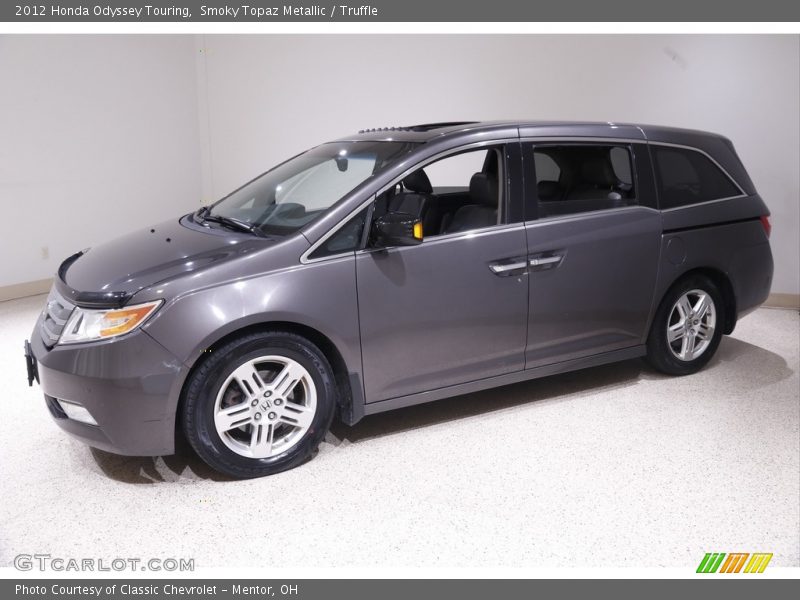 Smoky Topaz Metallic / Truffle 2012 Honda Odyssey Touring