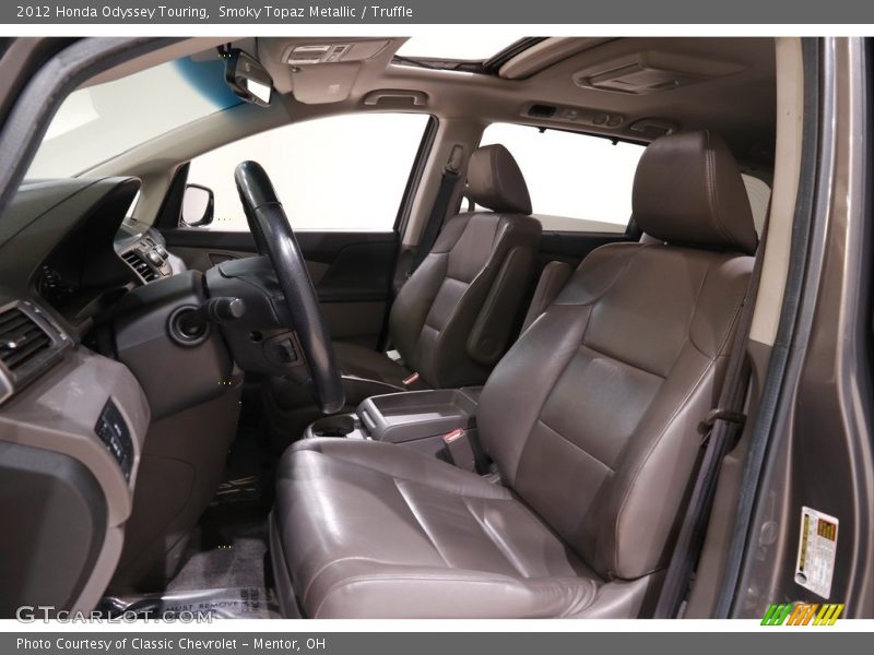 Smoky Topaz Metallic / Truffle 2012 Honda Odyssey Touring