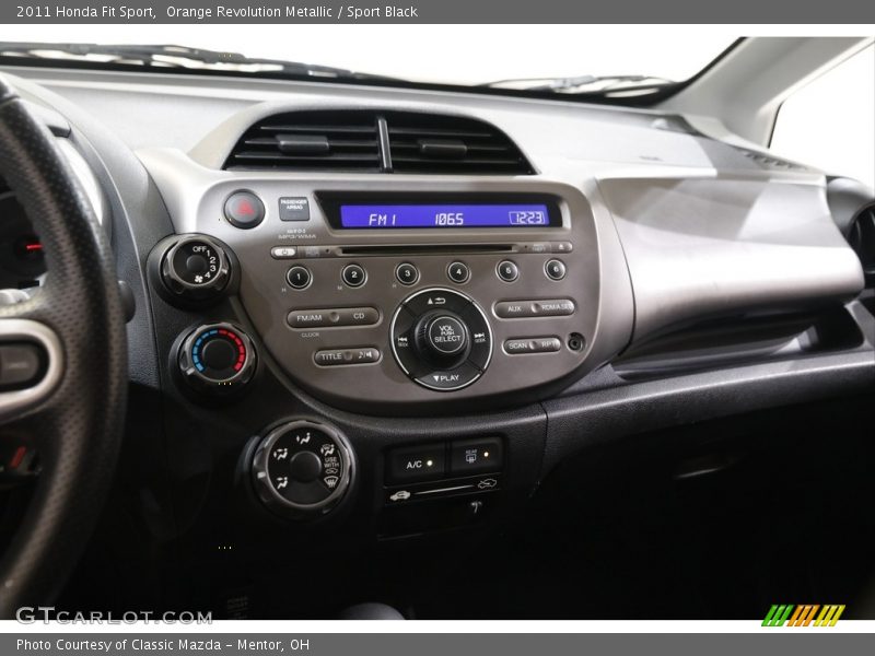 Orange Revolution Metallic / Sport Black 2011 Honda Fit Sport