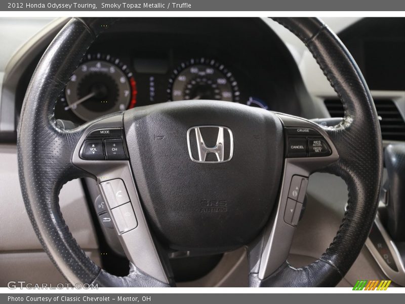 Smoky Topaz Metallic / Truffle 2012 Honda Odyssey Touring