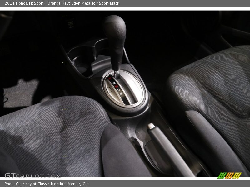 Orange Revolution Metallic / Sport Black 2011 Honda Fit Sport